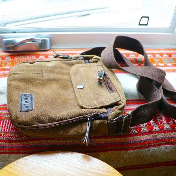 Mini Canvas Crossbody Bag - Picture 4 of 10